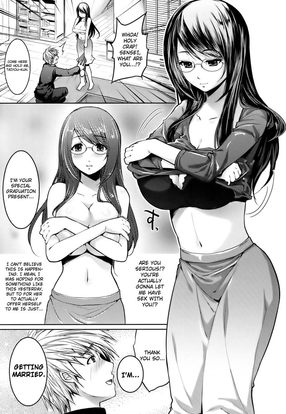 Hentai Manga Comic-Hazukashii Chibusa-Chapter 3: Graduation and Loss-11